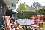 Terrasse mit Sitzecke - Wohnung 10-2 - Top-Hundeurlaub