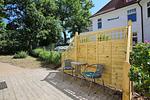 Terrasse mit Sitzgruppe - Wohnung 03 - Top-Hundeurlaub