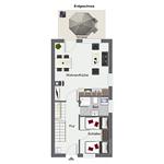 Grundriss 1. Ebene - Haus 25d - Top-Hundeurlaub