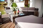 Terrasse - Ferienwohnung 401 - Top-Hundeurlaub