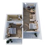 Grundriss - Ferienwohnung 603 - Top-Hundeurlaub