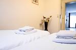 Schlafzimmer - Ferienwohnung 107 - Top-Hundeurlaub