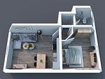 Grundriss - Ferienwohnung 203 - Top-Hundeurlaub