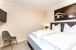 Schlafzimmer - Ferienwohnung 201 - Top-Hundeurlaub