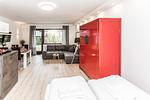 Wohnzimmer - Ferienwohnung 102 - Top-Hundeurlaub