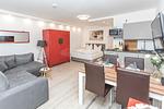 Wohnzimmer - Ferienwohnung 102 - Top-Hundeurlaub