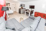 Wohnzimmer - Ferienwohnung 102 - Top-Hundeurlaub