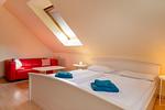 4. Schlafzimmer mit Doppelbett - Haus Zeitlos - Top-Hundeurlaub