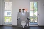 Badezimmer (Rollstuhlgerecht) mit Dusche - WE 01 - "Beachhouse No.1" - Top-Hundeurlaub