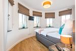 Schlafzimmer mti Doppelbett - WE 7 - "Heimatliebe" - Top-Hundeurlaub
