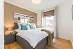 Schlafzimmer mti Doppelbett - WE 7 - "Heimatliebe" - Top-Hundeurlaub