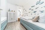 Schlafzimmer mit zwei Einzelbetten - Wohnung HF 23 - "Viento" - Top-Hundeurlaub