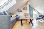 L-Sofa mit Couchtisch - Seeschwalbe - Wohnung 4-62 - Top-Hundeurlaub