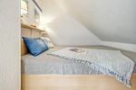 Doppelbett im DG - Seeschwalbe - Wohnung 4-62 - Top-Hundeurlaub