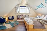 Blick ins Schlafzimmer - Neue Reihe 28 - Wohnung Vogelnest - Top-Hundeurlaub