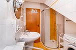 Badezimmer mit Dusche - Reihenhaus 8 - Zum Meer - Top-Hundeurlaub