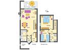Grundriss - Reihenhaus 8 - Zum Meer - Top-Hundeurlaub