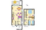 Grundriss - Reihenhaus 7b - Meerzeit - Top-Hundeurlaub