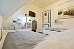 Schlafzimmer mit zwei Einzelbetten - Doppelhaushälfte 11a - Schwalbennest - Top-Hundeurlaub