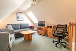 Aufenthaltsbereich im DG - Wohnung 4.6 - Boddenblick - Top-Hundeurlaub
