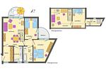 Grundriss - Wohnung 4.6 - Boddenblick - Top-Hundeurlaub