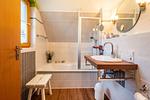 Badezimmer mit Badewanne - Wohnung 3.6 - Frieda - Top-Hundeurlaub