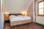 Schlafzimmer mit Doppelbetten - Wohnung 3.6 - Frieda - Top-Hundeurlaub