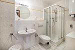 Badezimmer mit Dusche - Wohnung 1.5 - Amber - Top-Hundeurlaub