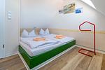 Schlafzimmer mit Doppelbett - Wohnung 1.5 - Amber - Top-Hundeurlaub