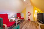 Aufenthaltsbereich DG - Wohnung 1.5 - Amber - Top-Hundeurlaub