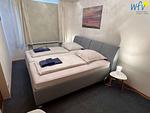 Schlafzimmer als Doppelbett - Ferienwohnung 34 - Top-Hundeurlaub