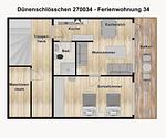 Grundriss - Ferienwohnung 34 - Top-Hundeurlaub