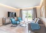 deichlodge, lodge.zwei, Wohnzimmer - Ferienwohnung deichlodge, lodge.zwei - Top-Hundeurlaub