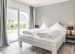 deichlodge, lodge.zwei, Schlafzimmer 1 - Ferienwohnung deichlodge, lodge.zwei - Top-Hundeurlaub