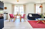 Wohnzimmer - Ferienhaus Seeadler 34 - Top-Hundeurlaub