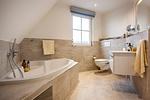Badezimmer - Ferienhaus Schilfrohrsänger 18 - Top-Hundeurlaub