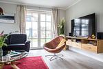 Wohnzimmer - Ferienhaus Seeadler 9 - Top-Hundeurlaub