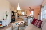Wohnzimmer - Ferienhaus Haubenlerche 52 - Top-Hundeurlaub