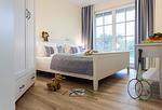 Schlafzimmer - Ferienhaus Haubenlerche 52 - Top-Hundeurlaub