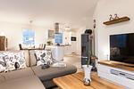 Wohnzimmer - Ferienhaus Haubenlerche 40 - Top-Hundeurlaub