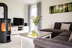 Kamin-/Ofen - Ferienhaus Schilfrohrsänger 31 - Top-Hundeurlaub