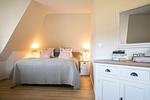 Schlafzimmer - Ferienhaus Haubenlerche 59 - Top-Hundeurlaub