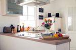 Küche / Küchenzeile - Ferienhaus Haubenlerche 62 - Top-Hundeurlaub