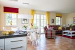 Wohnzimmer - Ferienhaus Schilfrohrsänger 48 - Top-Hundeurlaub