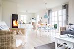 Wohnzimmer - Ferienhaus Seeschwalbe 44 - Top-Hundeurlaub