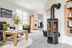 Kamin-/Ofen - Ferienhaus Schilfrohrsänger 36 - Top-Hundeurlaub
