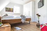 Schlafzimmer - Ferienhaus Schilfrohrsänger 36 - Top-Hundeurlaub