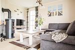 Wohnzimmer - Ferienhaus Schilfrohrsänger 30 - Top-Hundeurlaub