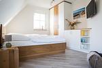Schlafzimmer - Ferienhaus Schilfrohrsänger 6 - Top-Hundeurlaub