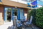 Blick zur Terrasse - Wohnung 07-2 - Top-Hundeurlaub